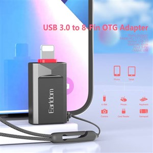 خرید OTG لایتنینگ Earldom OT87L | تبدیل Lightning به USB 3.0