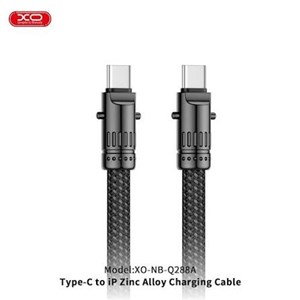 کابل شارژ PD و فست XO-NB-Q288B Type-C به Type-C 60W طول 1.2 متر