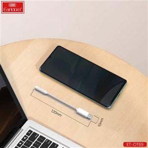 مبدل USB-C به جک 3.5 میلی متری ارلدام ET-OT69