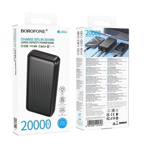 پاوربانک بروفون BJ80A ظرفیت 20000 میلی‌آمپر ساعت
