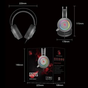 هدست گیمینگ Bloody G521S | هدفون گیمینگ USB با میکروفون